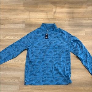 Johnnie O Q-Zip blue size Large BRAND NEW